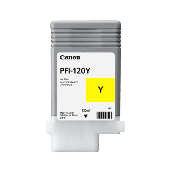 Canon PFI-120Y Ink Cartridge - 300 Pages/ Yellow Color / 130ml / Ink Cartridge