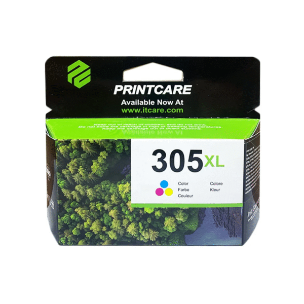 Print Care 305XL Tri-Color Ink Cartridge - 600 Pages / Tri-Color / Ink Cartridge