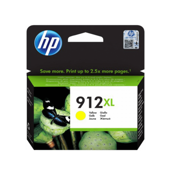 HP 912XL Yellow Ink Cartridge-3YL83AE