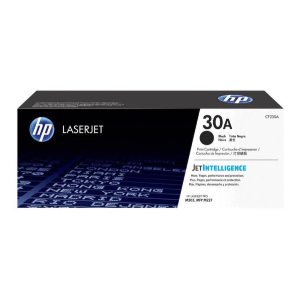 HP 30A Black Color – 1.6K Pages / Black Color / Toner Cartridge – (CF230A)
