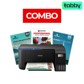 Epson L3251 Print Pro Bundle - Wi-Fi Ink Tank Printer + Premium A4 Photo Paper Pack