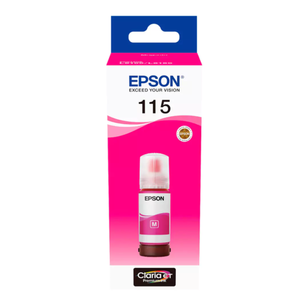 Epson 115 EcoTank Magenta Ink Bottle - 70ml/ Print up to 2.3K Pages