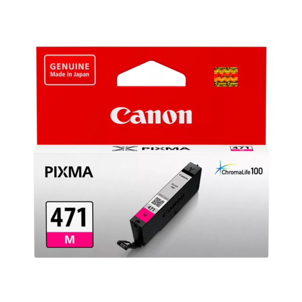 Canon 471 Magenta Ink Cartridge – 323 Pages / Magenta Color / Ink Cartridge