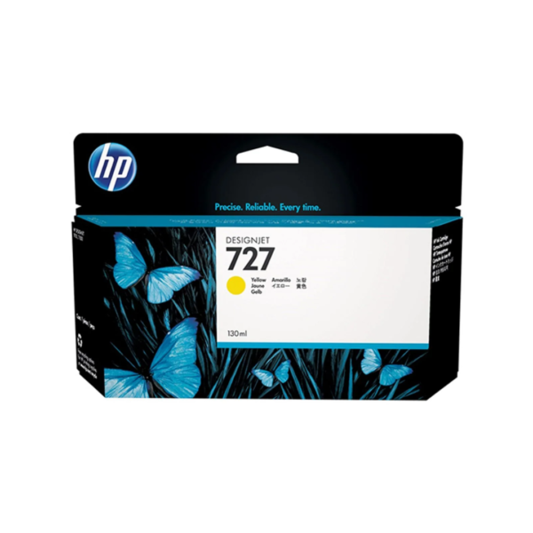 HP 727 Yellow DesignJet Ink Cartridge 130ml-B3P21A