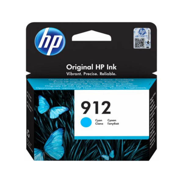 HP 912 Cyan Ink Cartridge- 3YL77AE