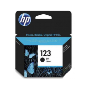 HP 123 Black Ink Cartridge-F6V17AE