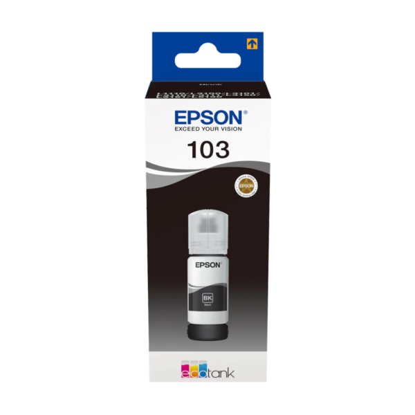 Epson 103 EcoTank Black Ink Bottle 65ml – Print up to 4.5K Pages
