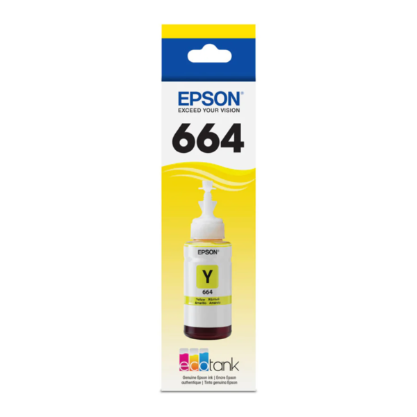 Epson 664 Yellow Ink Bottle 70ML