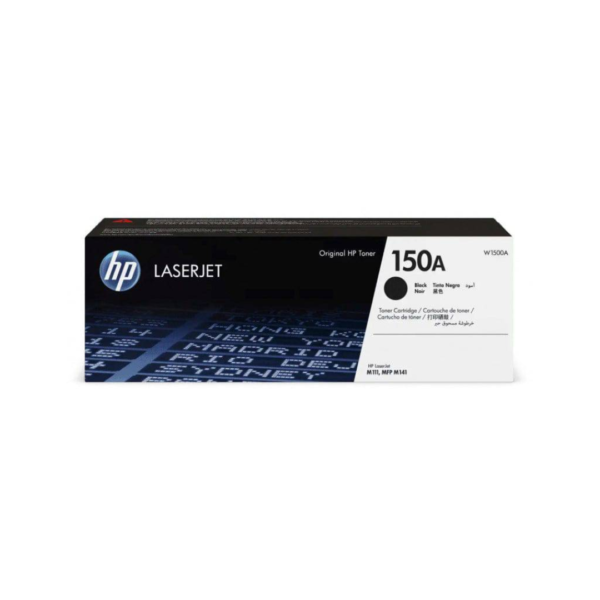 HP 150A Black Color - 975 Pages / Black Color / Toner Cartridge - (W1500A)