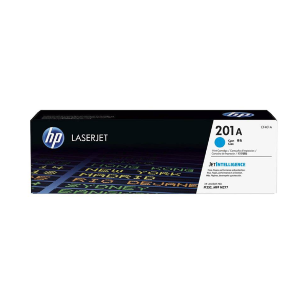 HP 201A Cyan 1.4K Pages / Cyan Color / Toner Cartridge - (CF401A)