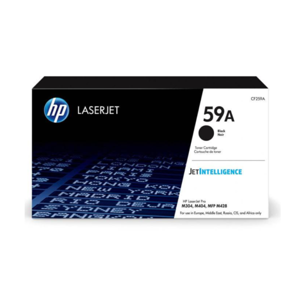 HP 59A LaserJet Toner Cartridge – 3K Pages / Black Color / Toner Cartridge – (CF259A)