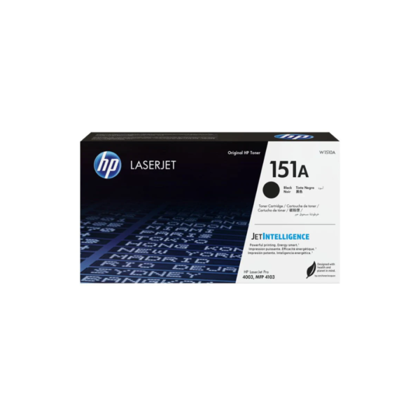 HP 151A Black Color – 3050 Pages / Black Color / Toner Cartridge – (W1510A)