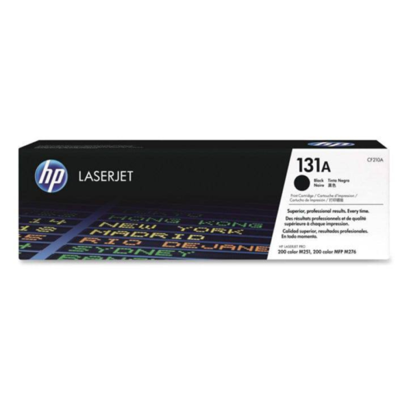 HP 131A Black Color – 1.6K Pages / Black Color / Toner Cartridge – (CF210A)
