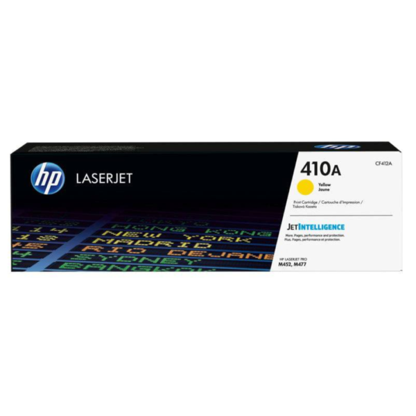 HP 410A Yellow Toner Cartridge – 2.3K Pages / Yellow Color / Toner Cartridge – (CF412A)